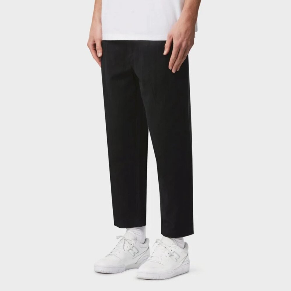 I Love Ugly linen blend pull-on pants in black